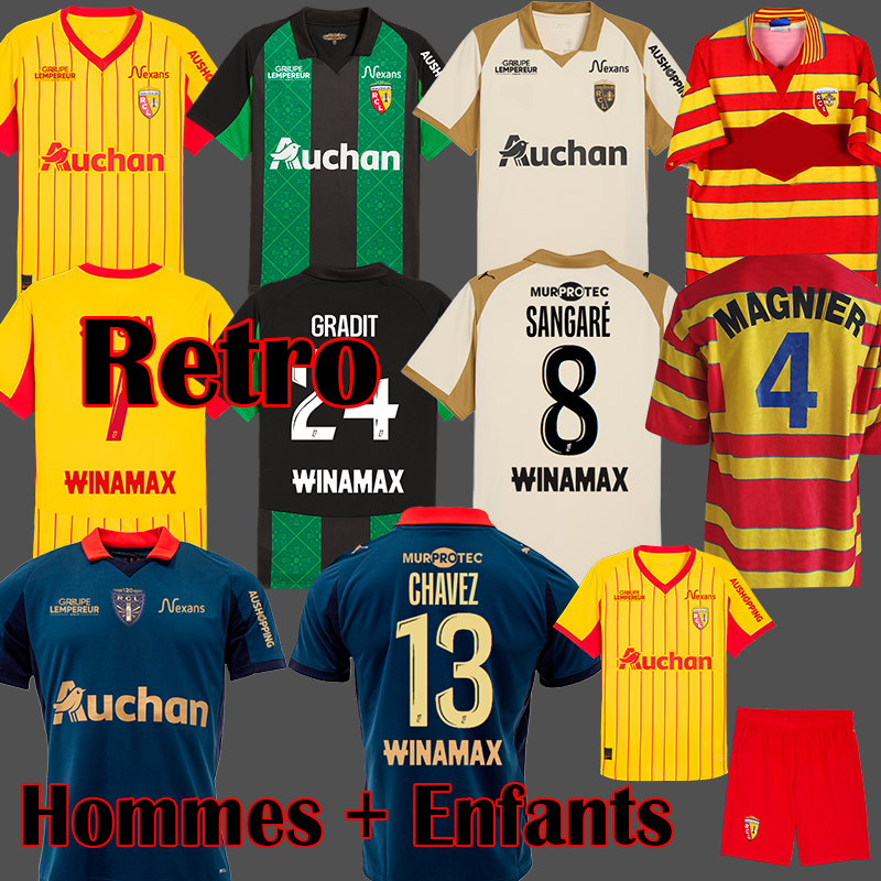 25 26 RC Lens maillot Football Shirt 2025 2026 Special Edition BAIDOO THAUVIN SOTOCA Football Shirt 1997 1998 Vintage 97 98 MAGNIER ARSENE Men Kids Kit