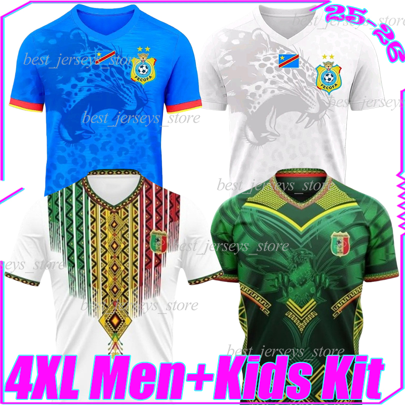25/26 Congo Mali Soccer Jerseys BAKAMBU T.BONGONDA ELIA MAYELE MBUKU KAMORY DOUMBIA D.NENE DOUMBIA SINAYOKO SYLLA CAMARA COULIBALY fans player version Football Shirt