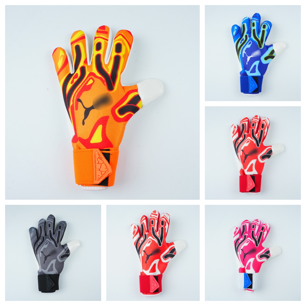Football Goalkeeper Gloves Thickened Latex Anti-Slip Safety Gloves Professional Match & Training Gloves Adult & Children's Sizes