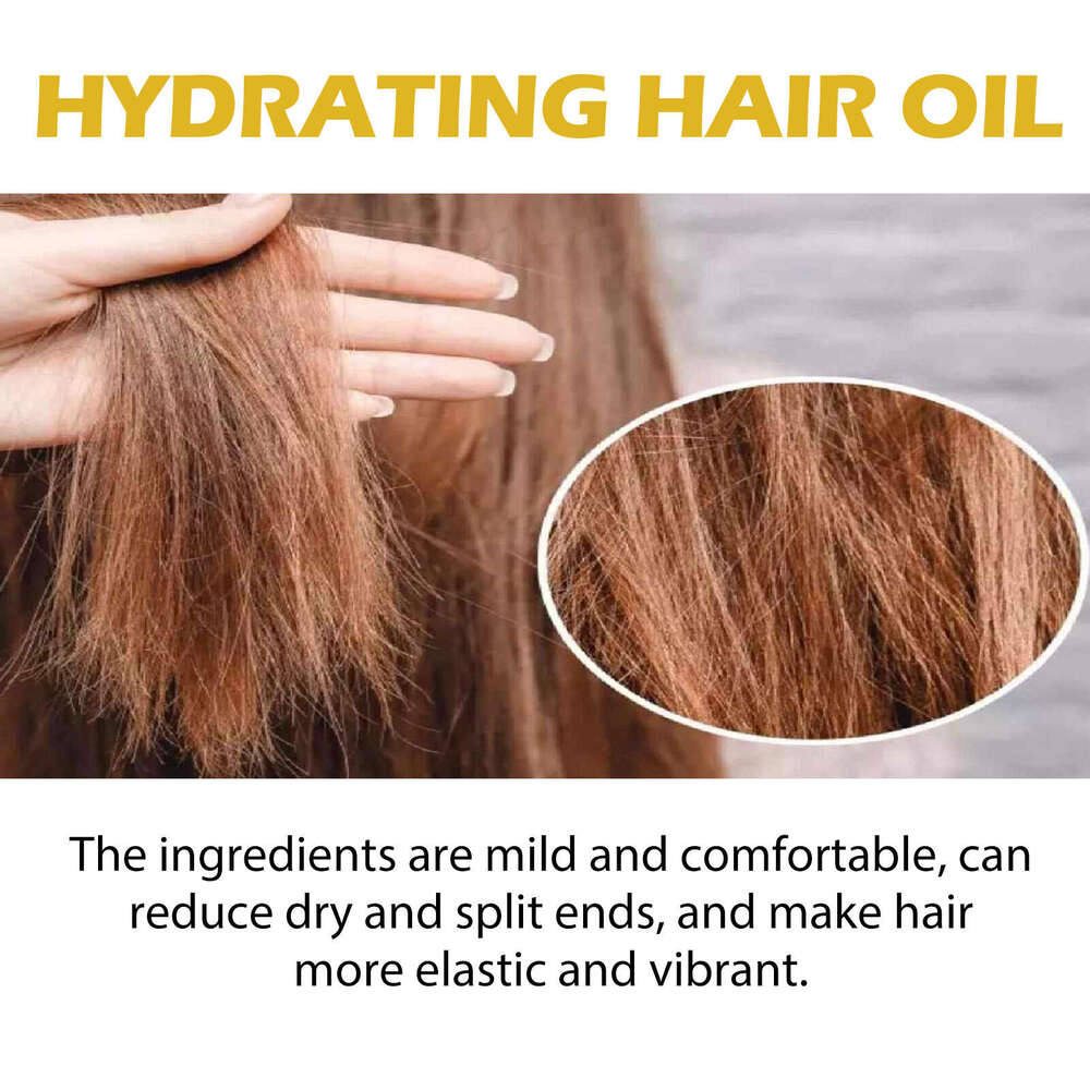 Hoygi Brazilian Nourishing Moisturizes and Smoothes Repairs Permed Dyed Dry Split Ends Strengthens Hair Oil