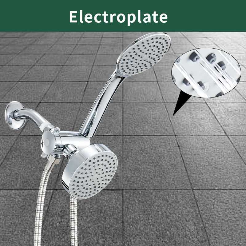 Handheld Shower Head Two In One Shower Long Hose Three Way Water Distributor Bathtub Showers Mounted Set Accessories C251220