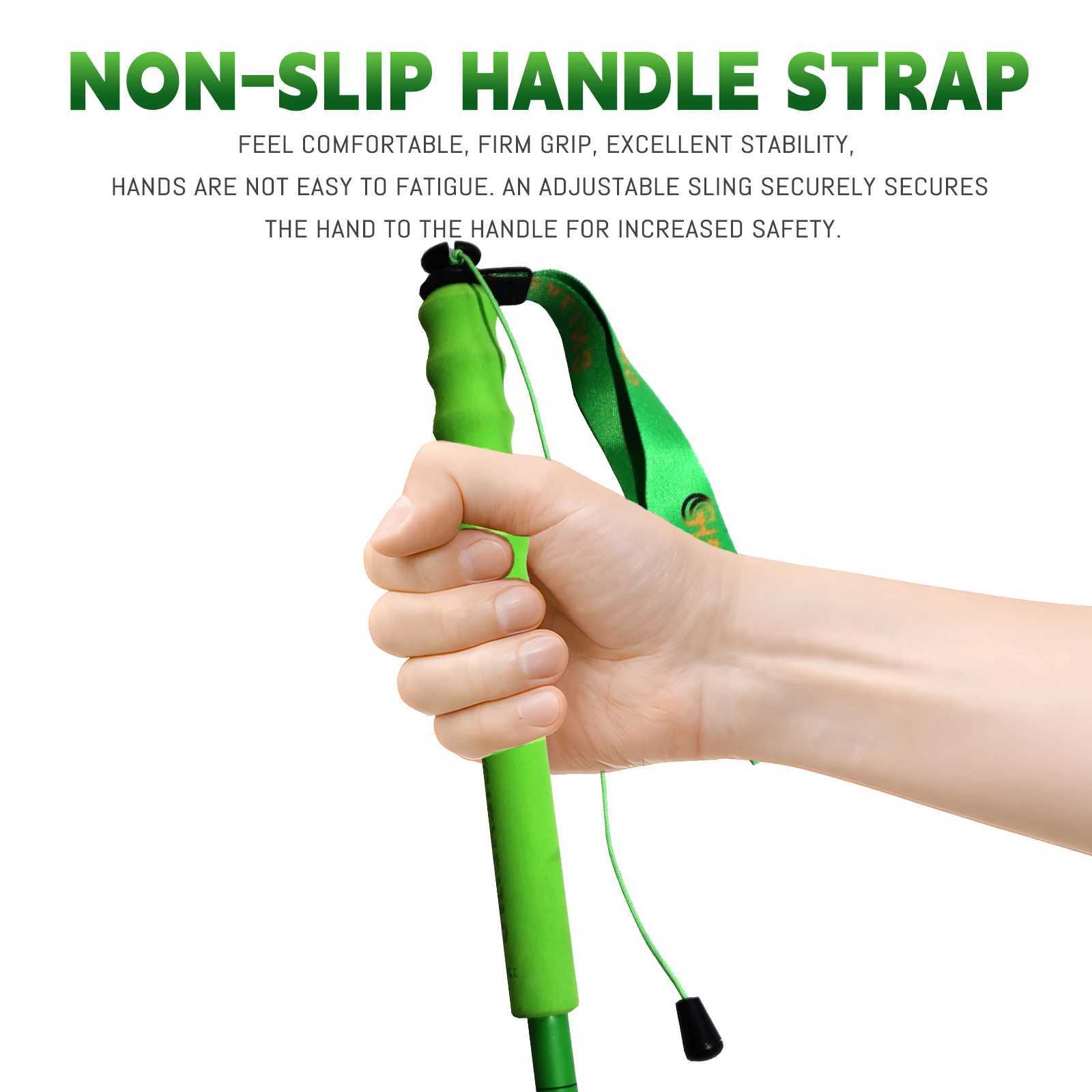 OKHEALING Ultra T700 Carbon Fiber Trekking Sticks Poles Lightweight Portable Hiking Poles Walking Sticks Hiking Accessories G251220