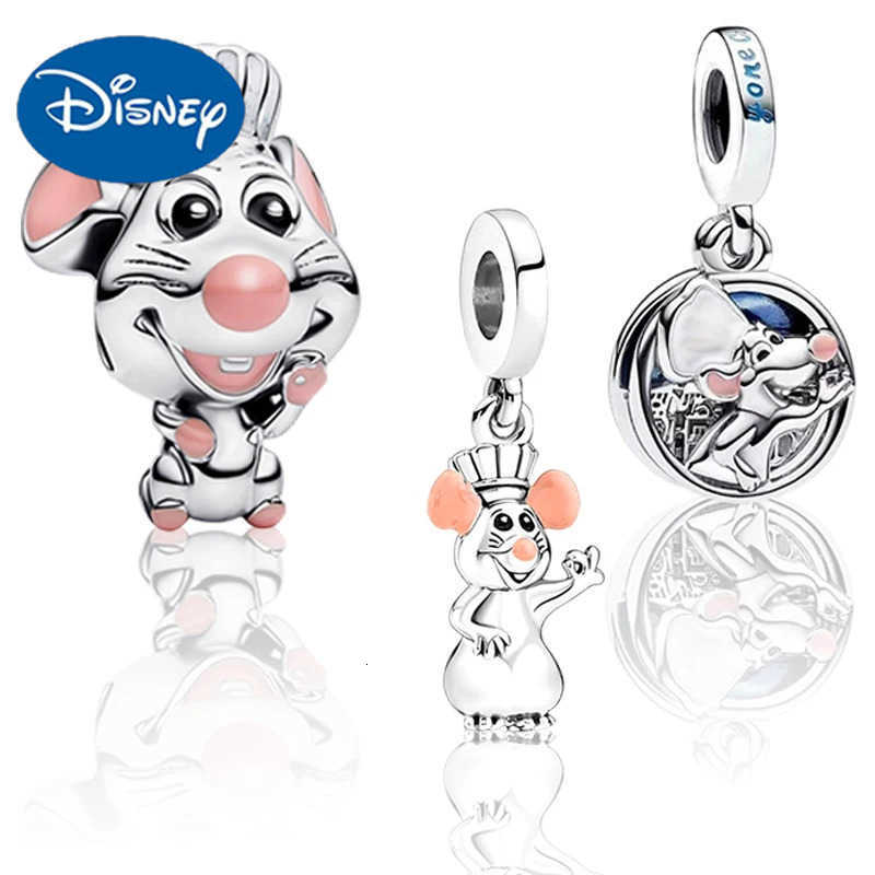 Disney custom Hot Toys Pixar Ratatouille Charm Dangle Snake Fit Original Bracelet Necklace Beads For Diy Jewelry Women Gift H251220