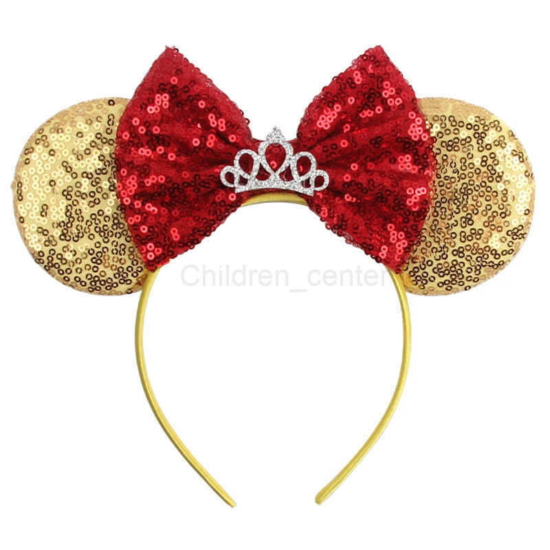 Disney 1pc Mickey Minnie Mouse Ear Hairband Multi Element Fun Cartoon Sparkle Bow Hair Accessory for Theme Park Party Wear Gifts H251220