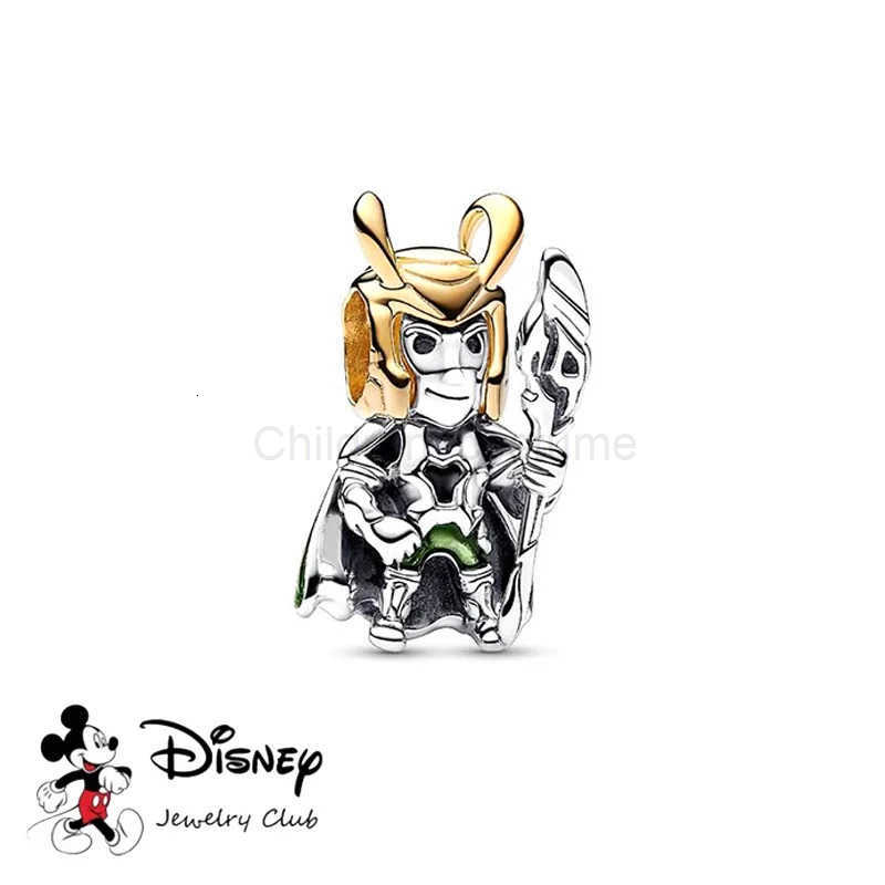 Disney Charms Marvel Spider-Man Iron Man Hulk Scarlet Witch Captain America Beads Fit Original Bracelets DIY Jewelry Gift H251220