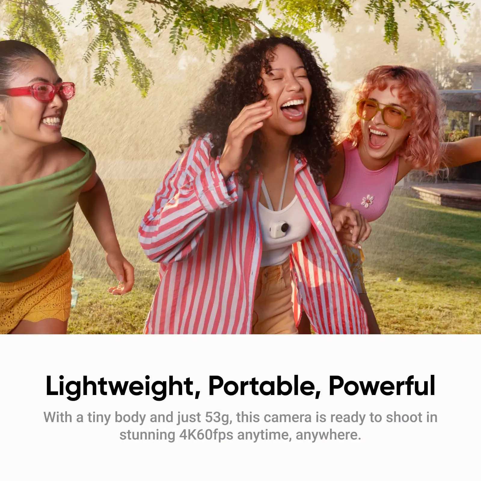 Insta360 GO Ultra 4K60fps Magnetic Action Camera 53g Ultra-Light with 156 FOV and 25 Flip Touchscreen C251220