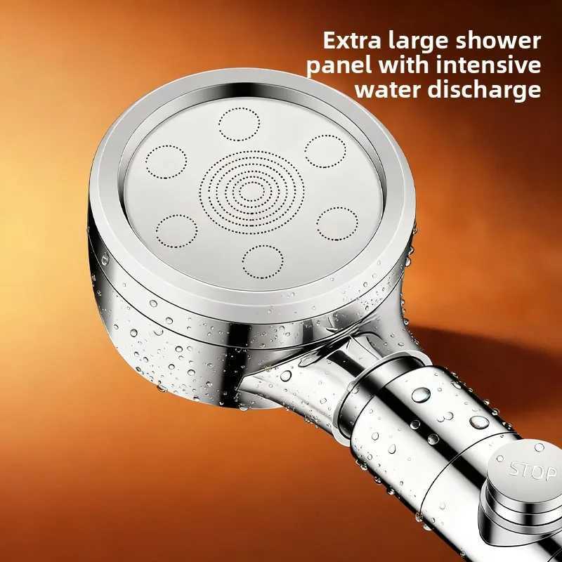 4-Speed Adjustable Filtering Shower Head - Easy Install Hotel Spa Water Flow C251220