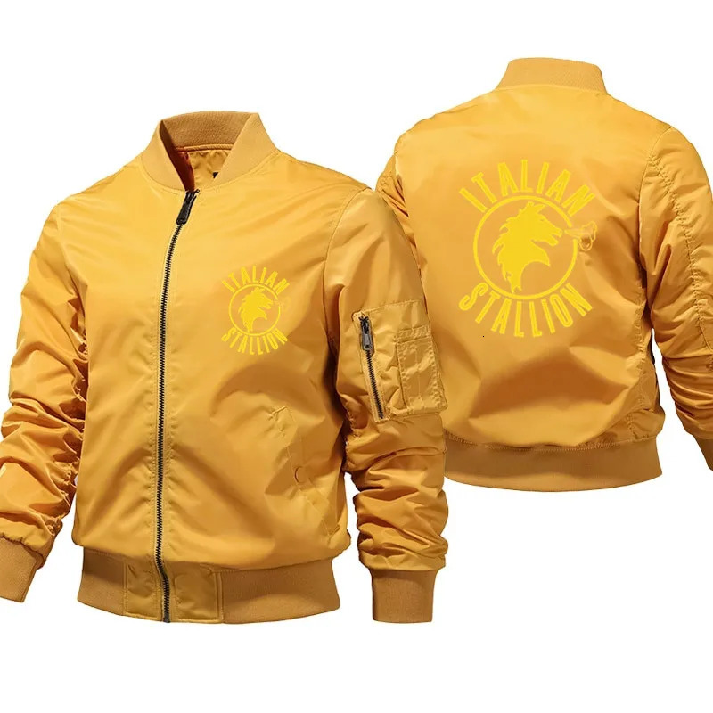 Balboa Italian Stallion Jacket Mens Clothes Bomber Jackets Coat Windbreaker Plus Size Thick Parkas 251211 - view 4