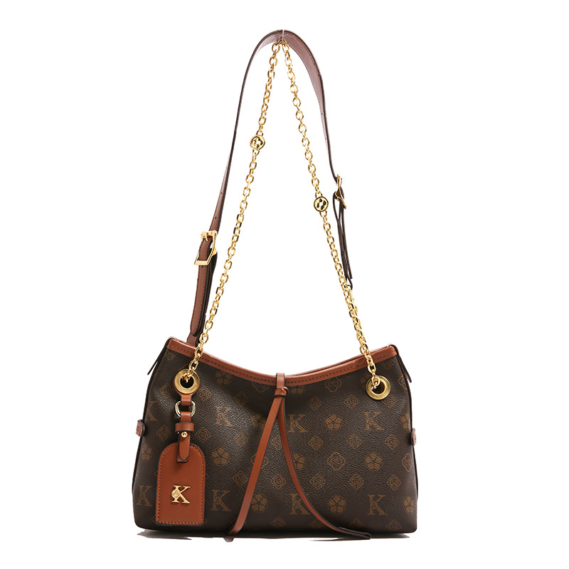 New Fashion Large Capacity Printed Pu Cross-Body Bag High Quality Shoulder Bag