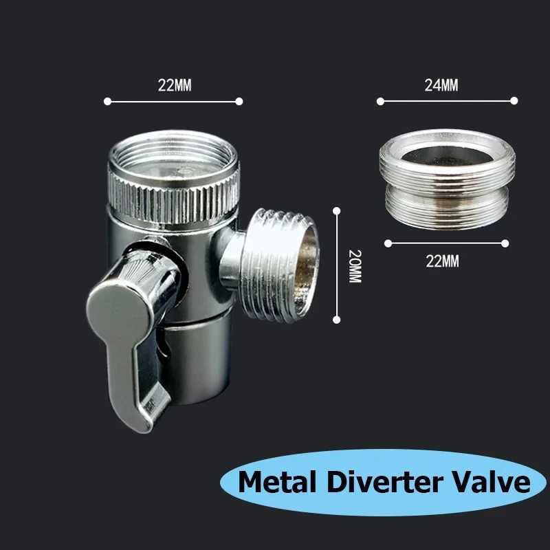 3 Mode Bidet Faucet External Shower Head Bathroom Kitchen Basin Tap Adapter Splitter Set Water Diversion Shower for Beauty Salon C251220