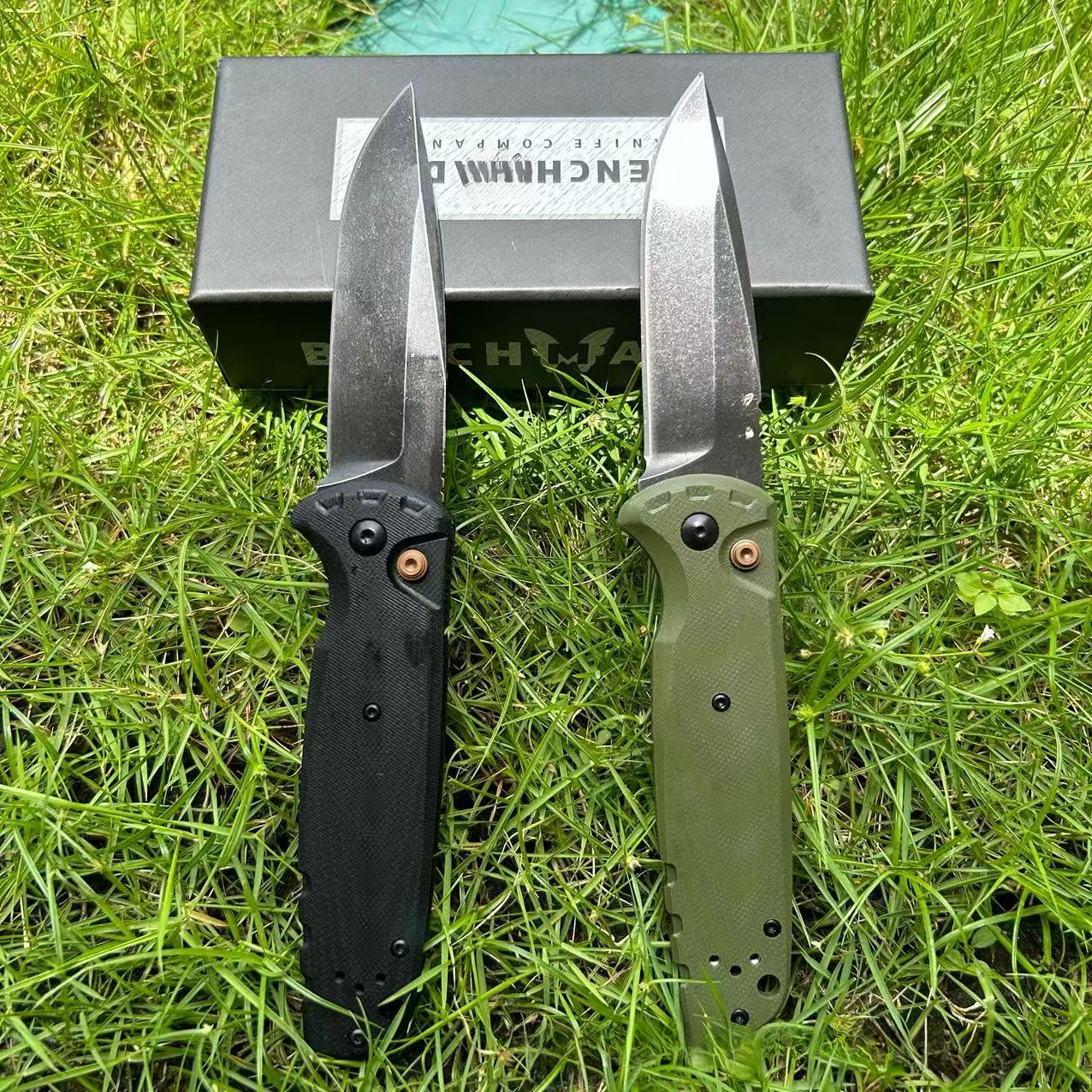 BM 4300 High-Quality Pocket with D2 Blade and G10 Handle - High-Strength Sharp Outdoor Camping Folding Portable Knife