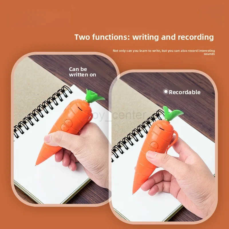 Disney Zootopia Judy Hopps Carrot-Shaped Voice Recording Ballpoint Pen for School and Office Stationery Creative Novelty Stationery H2512201