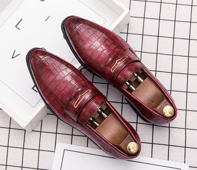 Luxurys Designers Dress Shoes New Crocodile Pattern Loafers Slip on Flats Genuine Leather Dress Driving Moccasins Casual Leather Footwear Boots eur38-46