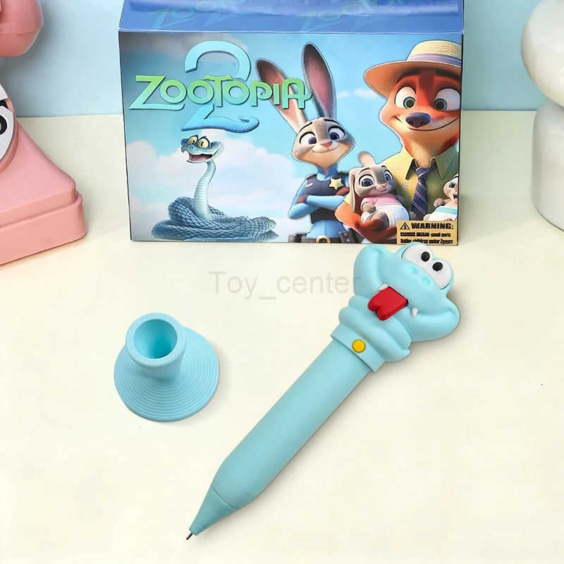 Disney Zootopia 2 Peripheral Gary The Snake Cartoon Serum Pen Gel Pen Backpack Decoration Desktop Ornament Collectible Fun Toy Gift H251220