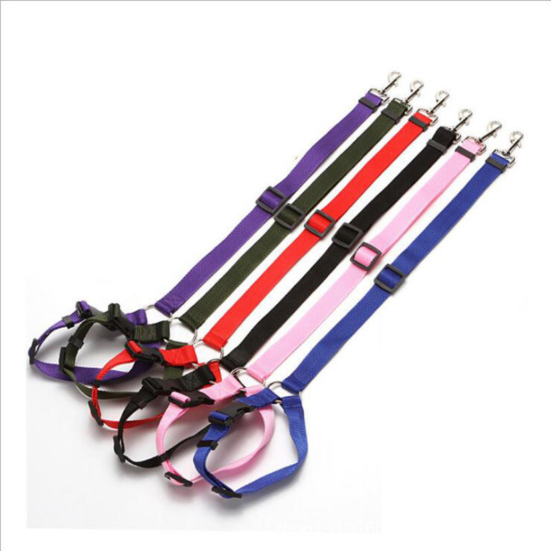 Pet Car Safety Belt Dog Leashes Headrest Harness with Strong Buckle for Small Medium Dogs