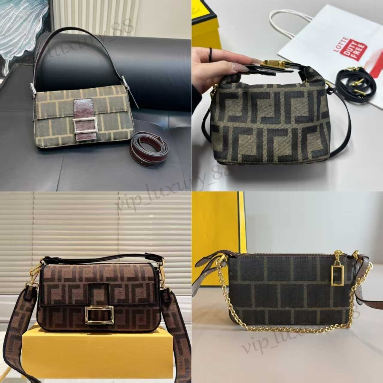 Luxury Bag designer bag tote bag Shoulder Bag FF baguette Crossbody Handbags embossment Evening Bag Flap Chain bag small square bag women's crossbody bag clutch