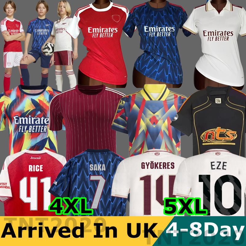 25 26 SAKA ZUBIMENDI GYOKERES EZE soccer jerseys HINCAPIE DOWMAN ODEGAARD HAVERTZ LEWIS-SKELLY GABRIEL 2025 football shirt Woman Men Kids sets RICE KELLY ArSeN kit