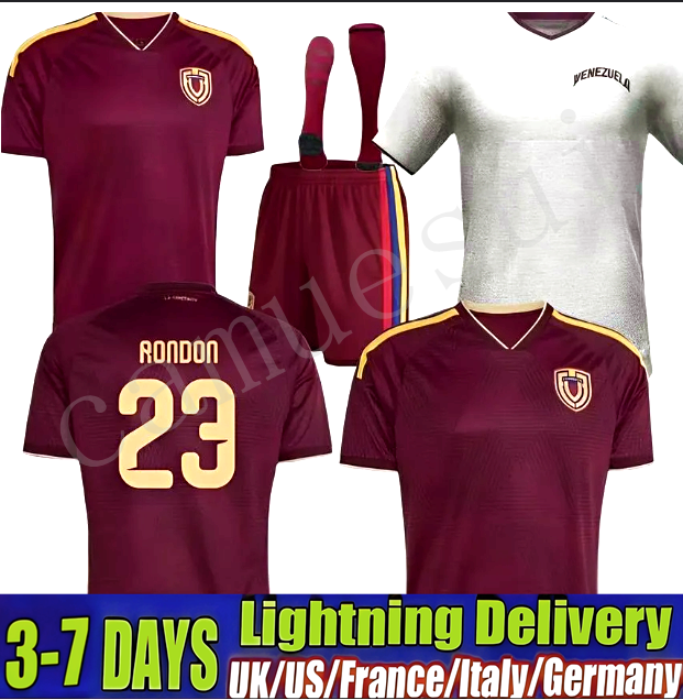 26 27 Venezuela Soccer Jerseys SOTELDO SOSA RINCON CORDOVA CASSERES BELLO 2026 home JA.MARTINEZ RONDON GONZALEZ OSORIO MACHIS