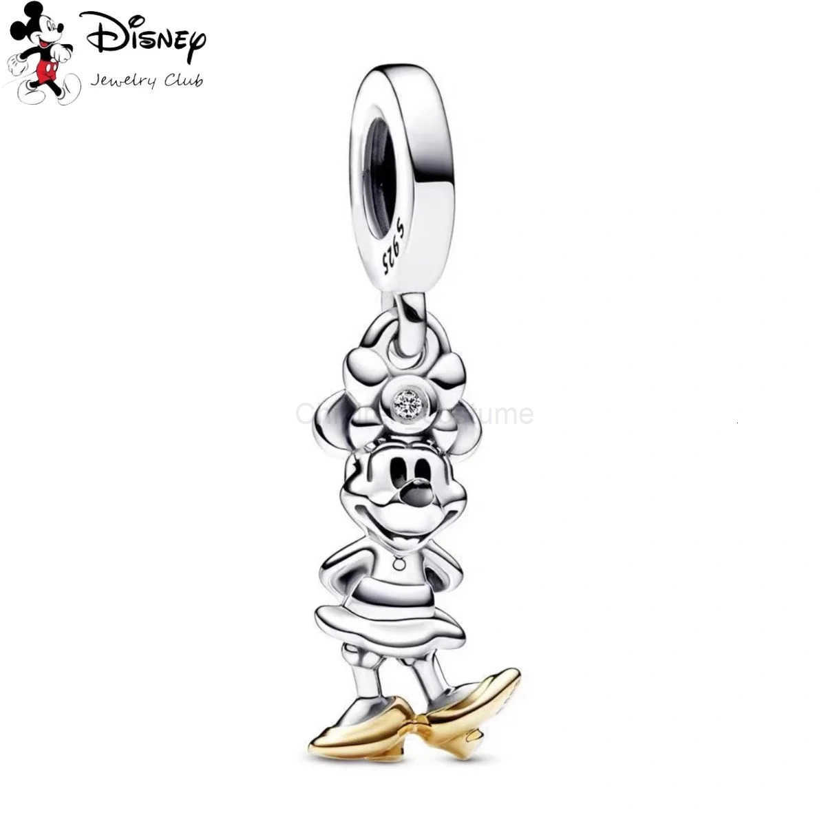 Disney 2026 NEW Fine Making Mickey MouseDonald Duck Dumbo Dangle Charm Bead Fit Original Silver 925 Bracelet DIY Jewelry Gift H251220