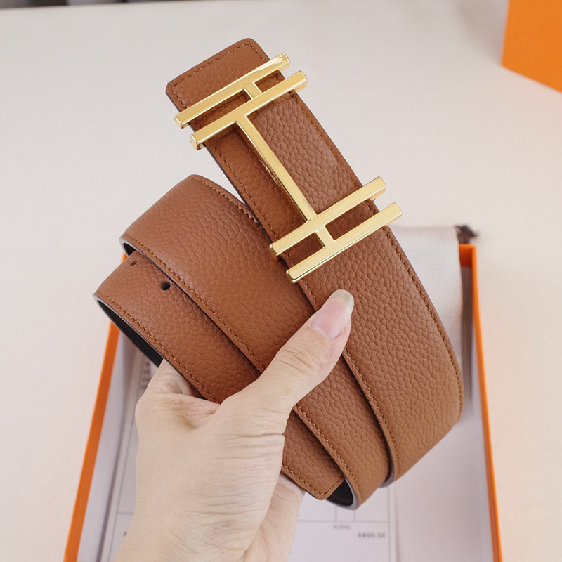 New Fashion Leather Pleasing Wonderful Terrific Belts Dress Belt for Men Women Brand Double H Buckle Z250919