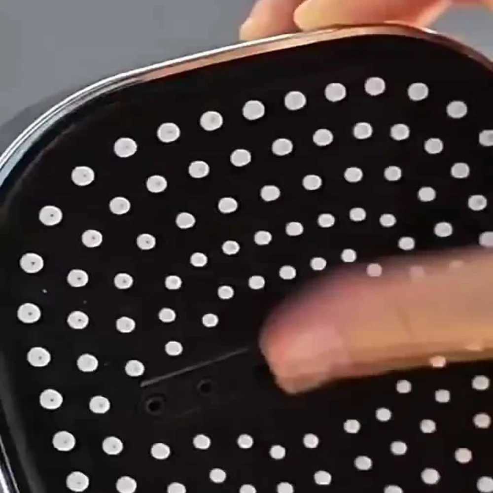 13CM Big Panel High Pressure Shower Head with Filter 3 Modes Large Flow Spray Rainfall Nozzle Square Bathroom ShowerHead C251220