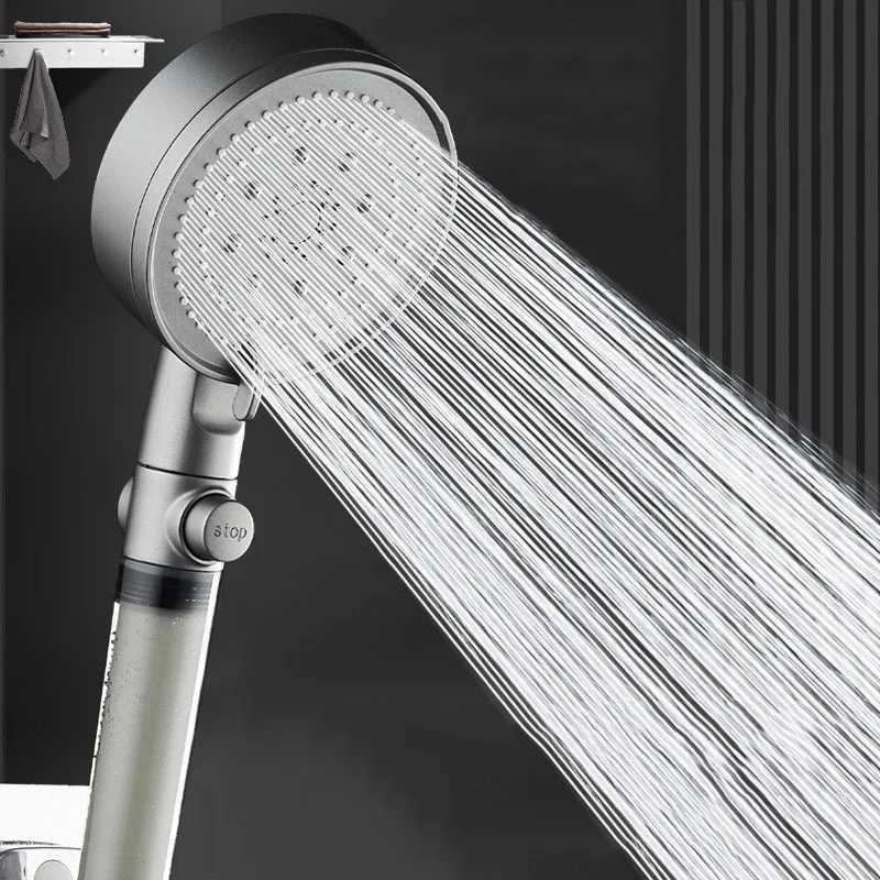 Five-speed high-pressure shower head PP cotton filter home bathroom shower bathroom accessories set C251220