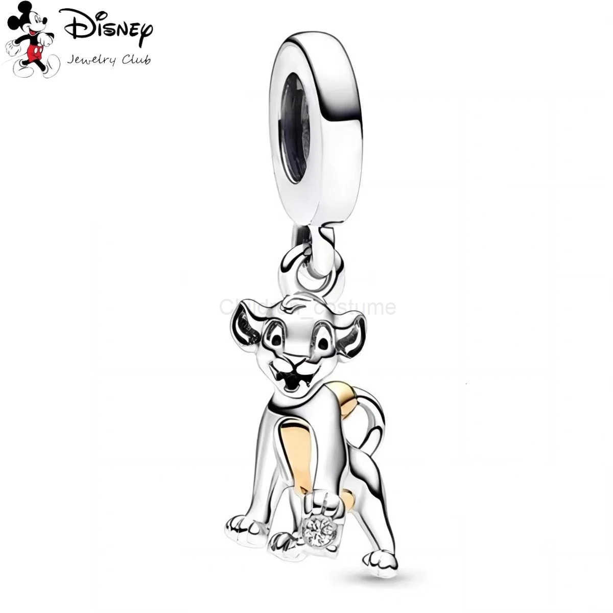Disney 2026 NEW Fine Making Mickey MouseDonald Duck Dumbo Dangle Charm Bead Fit Original Silver 925 Bracelet DIY Jewelry Gift H251220
