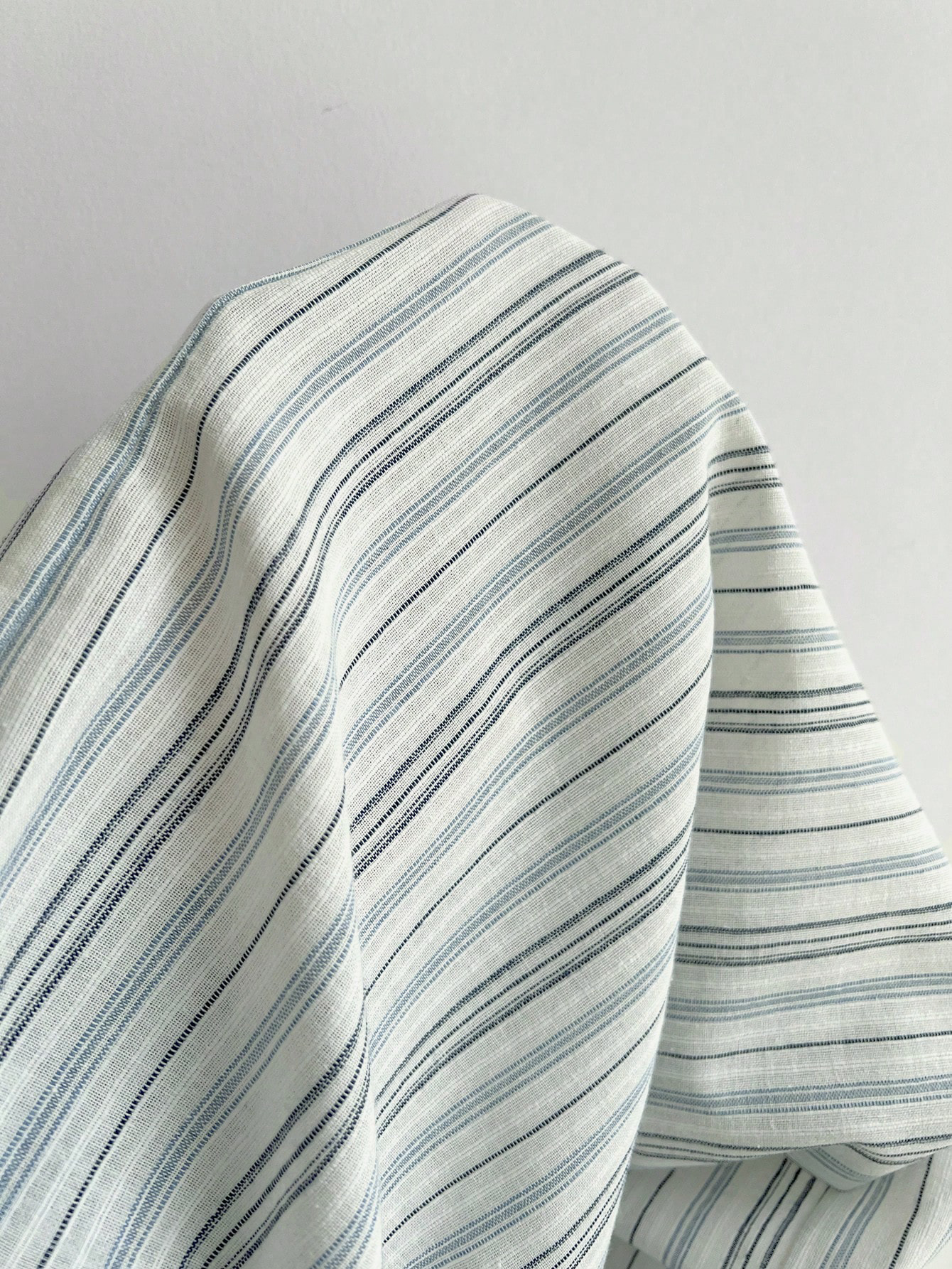 Women's Elegant Casual Striped Wide-Leg Pants - Breathable Polyester Cotton Daily Commute Trousers ---120