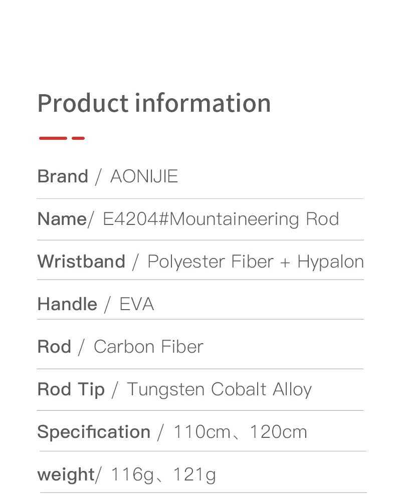 AONIJIE E4204 Lightweight Folding Trekking Poles Carbon Fiber Walking Stick Drawstring Fixed for Hiking Running Mountaineering G251220