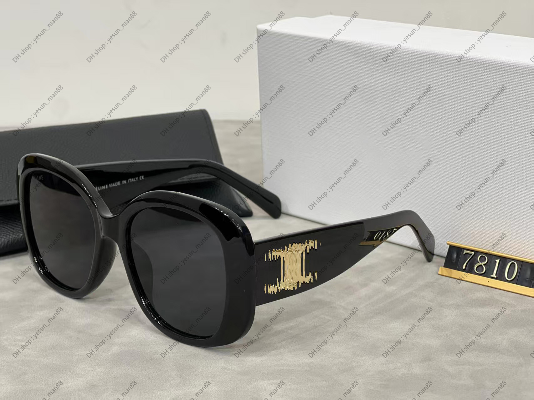 celinesunglasse Designer sunglasses Luxury celinesunglass women men Goggle Sun protection driving Beach shading glasses tu7810