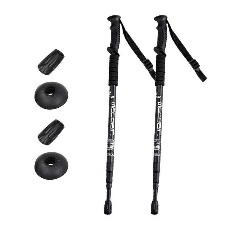 Aluminium Alloy Trekking Poles Ultralight Adjustable No slip Nordic Walking Sticks Adult Hiking Canes Telescopic Alpenstocks G251220