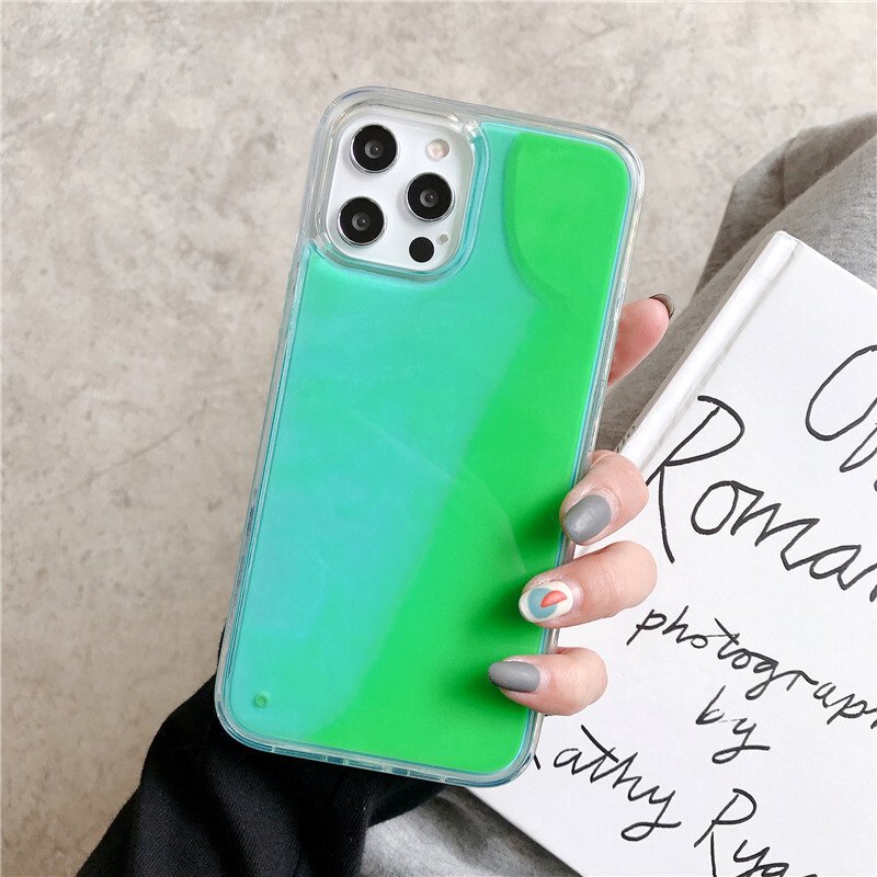 Solid Color Liquid Quicksand Compatible with iPhone 17 Pro Max Case Apple 16 Luminous 15 Full Coverage 14 Export Model