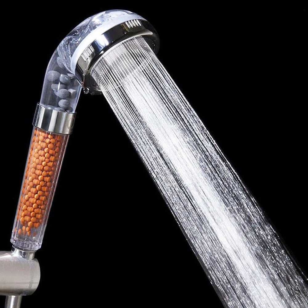 Bathroom Water Therapy Shower Negative Ion SPA Shower Head Water Saving Rainfall Shower Filter Head High Pressure Bath Spray C251220