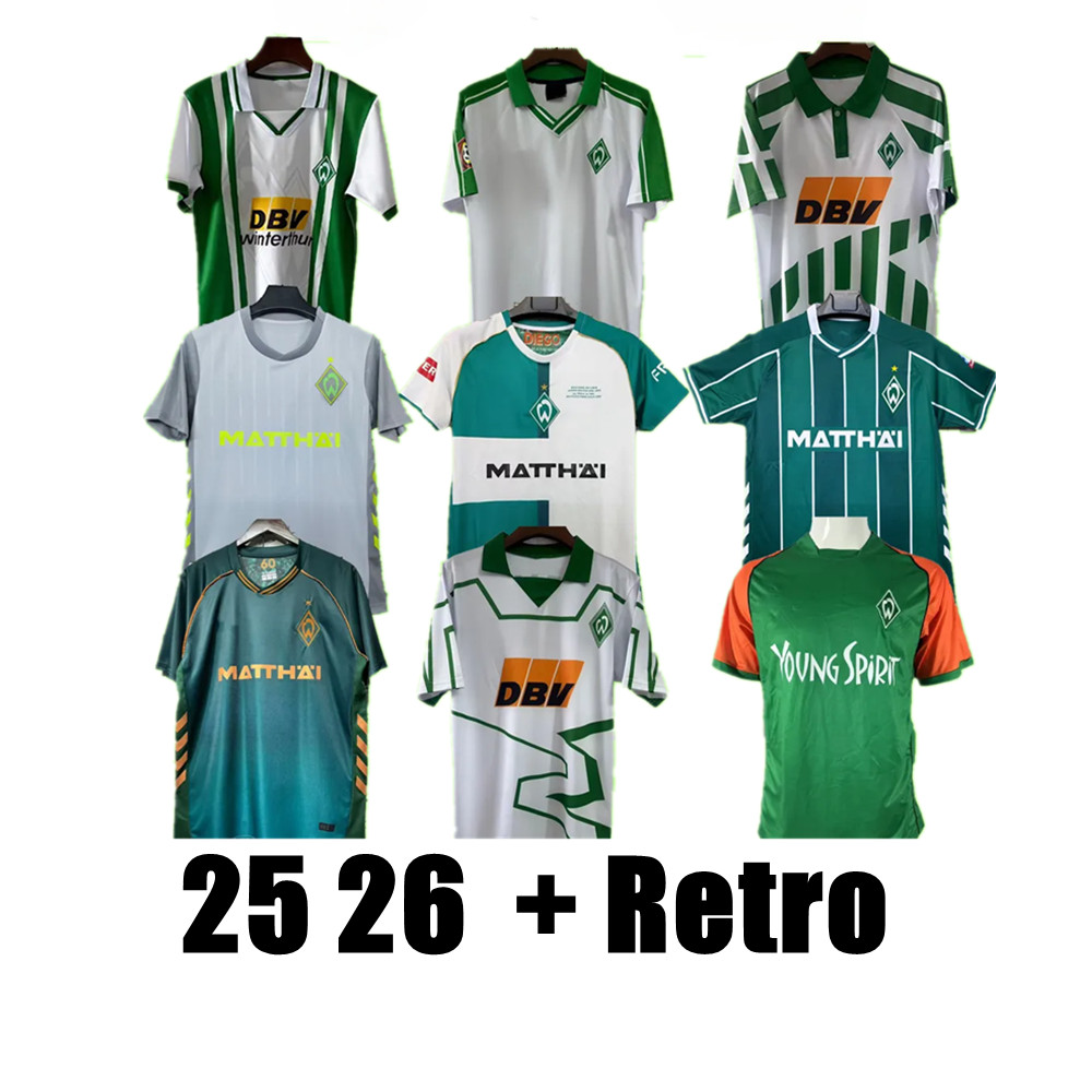 2025 2026 Werder Bremen Soccer Jersey Marvin Ducksch Leonardo Bittencourt FRIEDL retro 87 88 95 96 97 00 01 03 04 FULLKRUG STARK STAGE BURKE BITTENCOURT football shirt