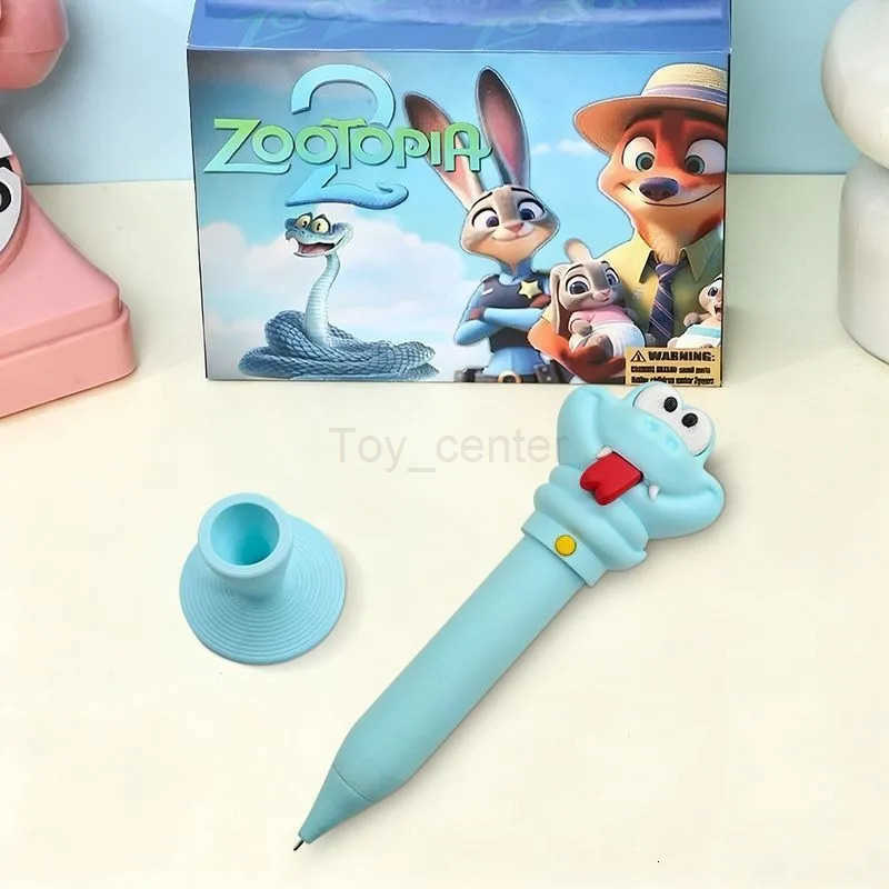 Disney New Best-selling Cartoon Animation Zootopia 2 Peripheral Gary Snake Writing Serum Pen Gary One Snake Creative Gift H251220