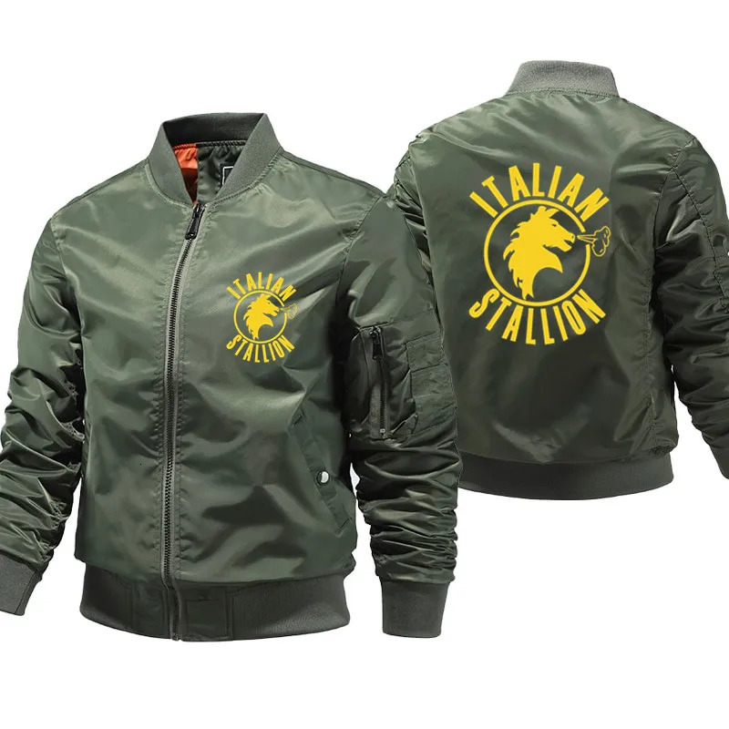 Balboa Italian Stallion Jacket Mens Clothes Bomber Jackets Coat Windbreaker Plus Size Thick Parkas 251211 - view 6