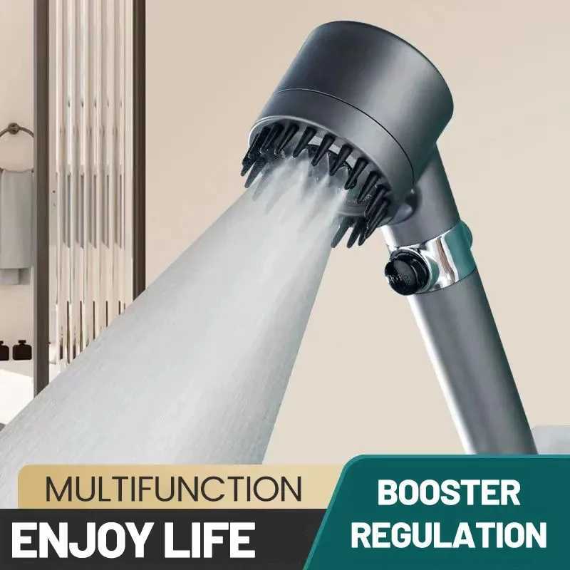 3 Modes Shower Head Adjustable High Pressure Water Saving Massage Portable Filter Shower Head Hook Hose Bathroom Accessories Set C251220