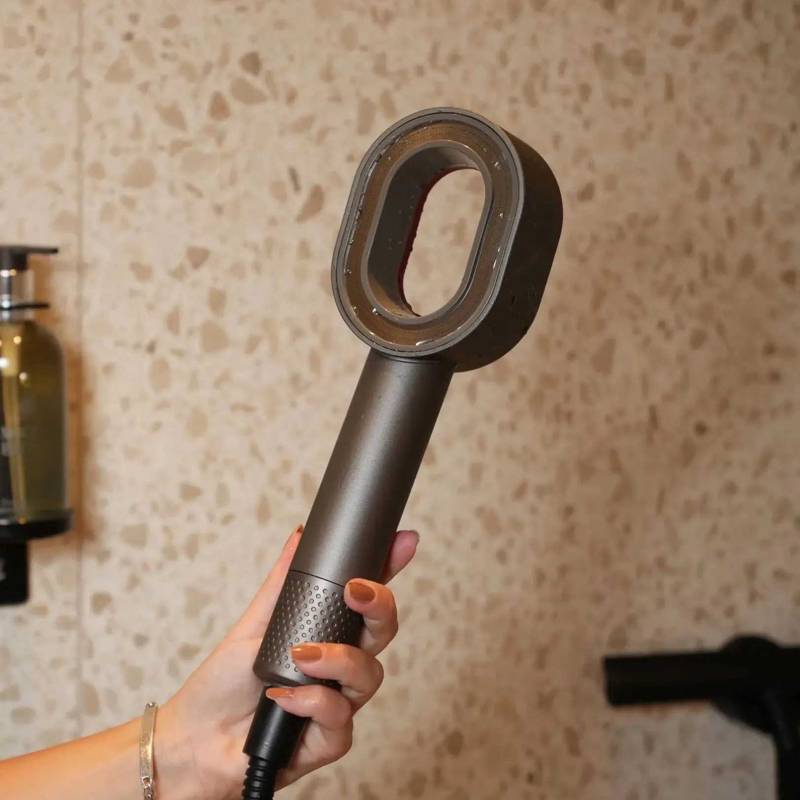 Filter Shower Head High Pressure Beauty Grey Showerhead Filtration Purification Bathroom Accessories Filtered Water Saving C251220