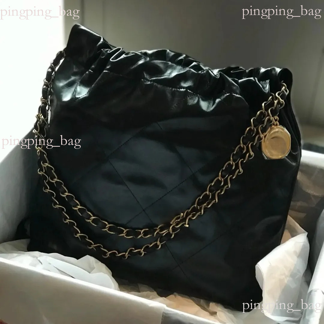 Top Quality Designer 22 Bags Leather Shoulder Mini Bucket Bag Shopping Bag Luxury Chain Bag Womens Fashionable Large Capacity Tote Bag 23A Bag