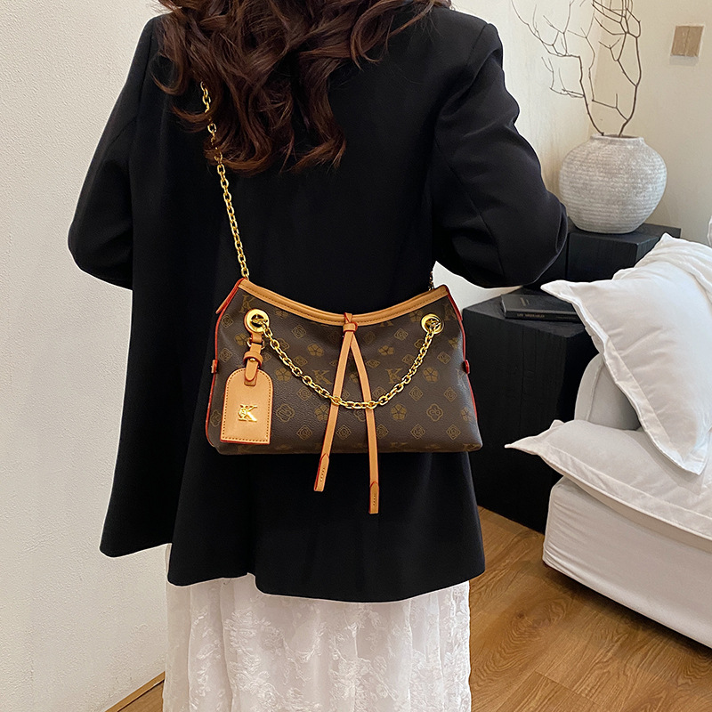 New Fashion Large Capacity Printed Pu Cross-Body Bag High Quality Shoulder Bag