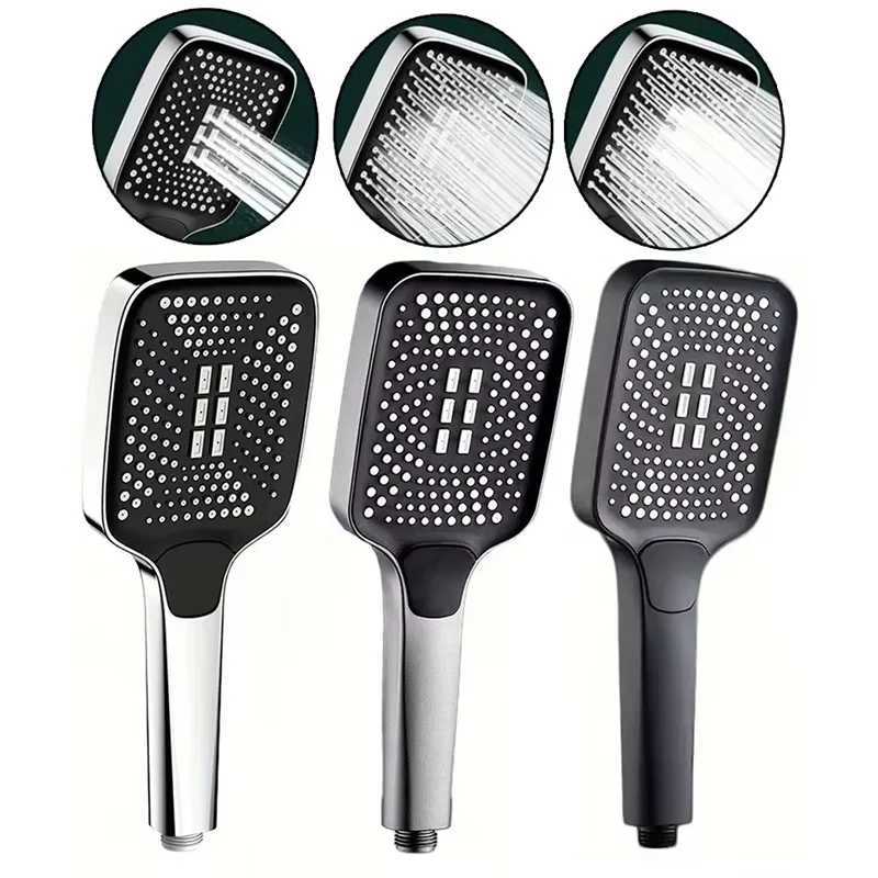 Adjustable Shower Head With 3 Modes Large Flow Shower Head High Pressure Water Saving Shower Faucet Bathroom Accessories C251220