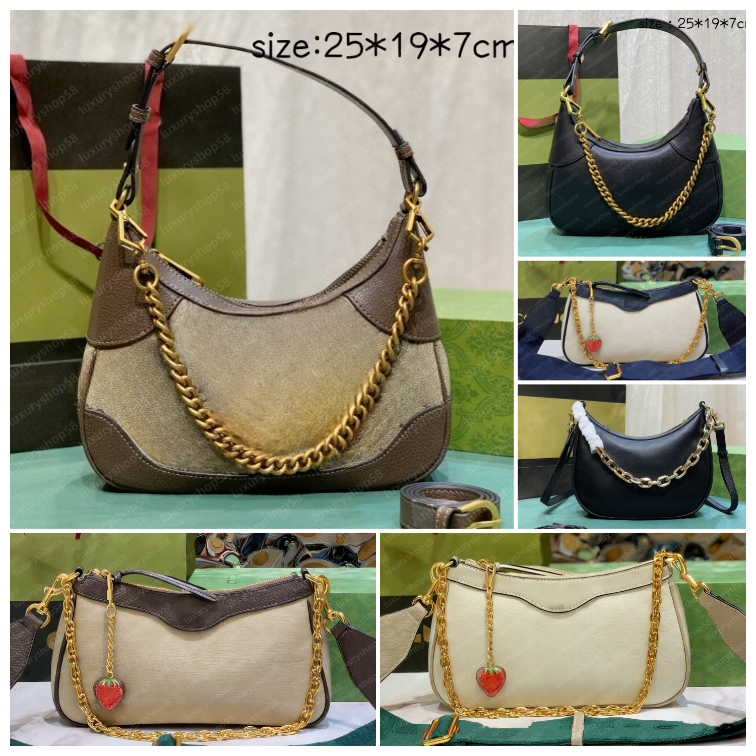 Designer Bag Shoulder Bag High Quality Handbag Double Letter Shoulder Bag Classic Handbag Womens Premium Wallet Designer Multi Color Chain Bag Mini Wallet Handbag