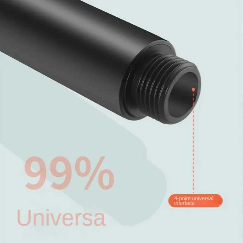 High Pressure Shower Head 5 Modes Adjustable Showerheads with Hose Water Saving One-Key Stop Spray Nozzle Bathroom Accessories C251220