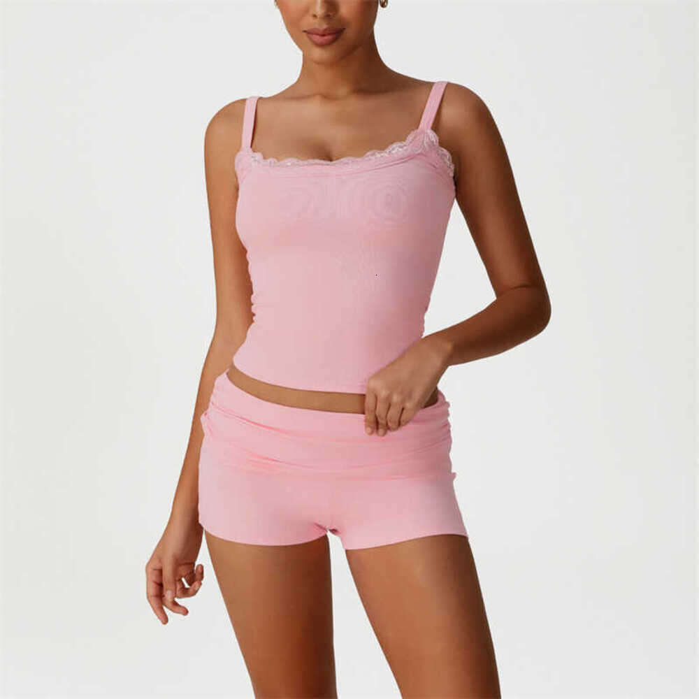 Skimss Set Women Tracksuit Designer Womens Two Piece Set Camisole Sleeveless Top And Lounge Pants Sport Casual Wear Outfits For Woman Ensemble Femme Tracksuit D59