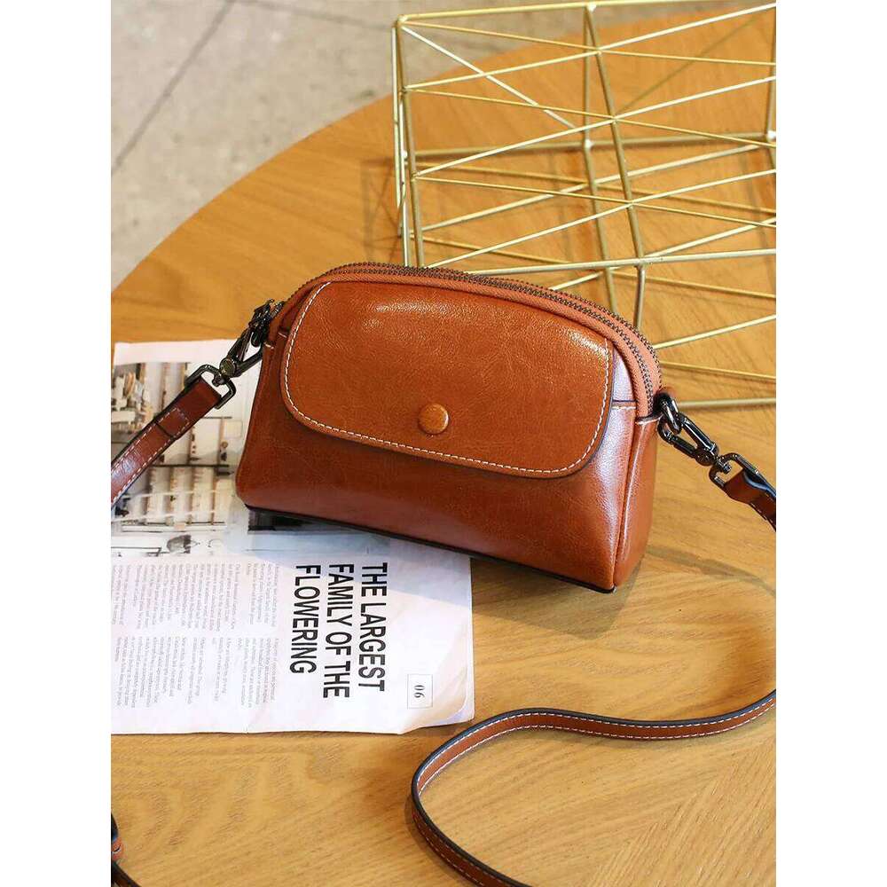 YANATARI Mini Small Genuine Leather Vintage Crossbody Bag Luxury Phone Shoulder Mobile Bag For Women tote bag