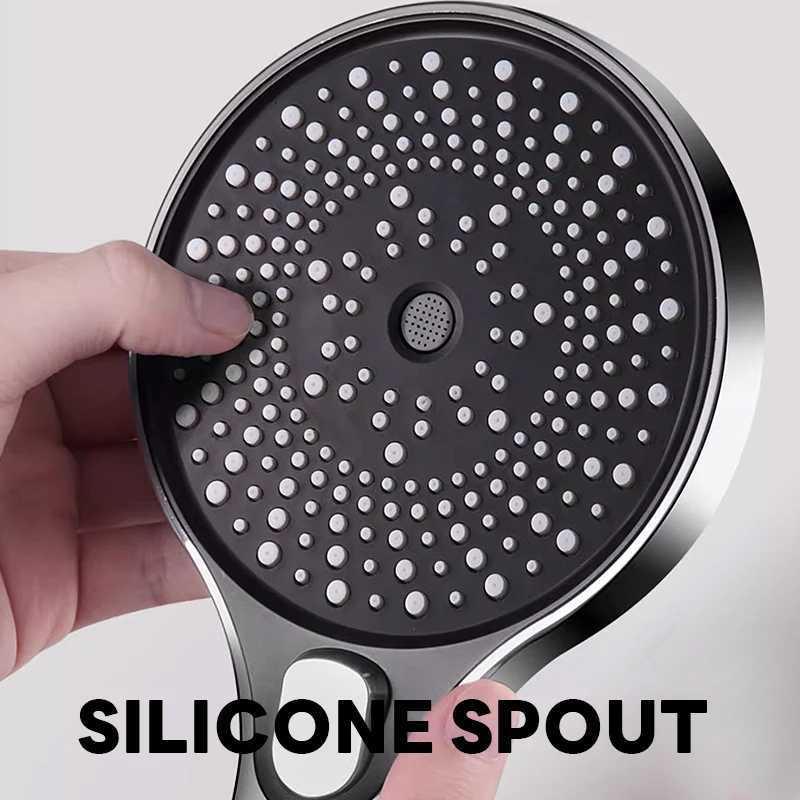 3 Modes High Pressure Shower HeadRainfall Shower HeadWater SavingBathroom Accessories C251220