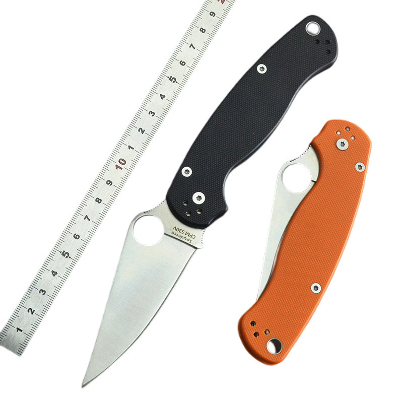 C81 Pocket Knife with 440C Blade G10 Handle Ideal for Outdoor Camping Portable Barbecue and Meat Cutting Practical Fishing Knife