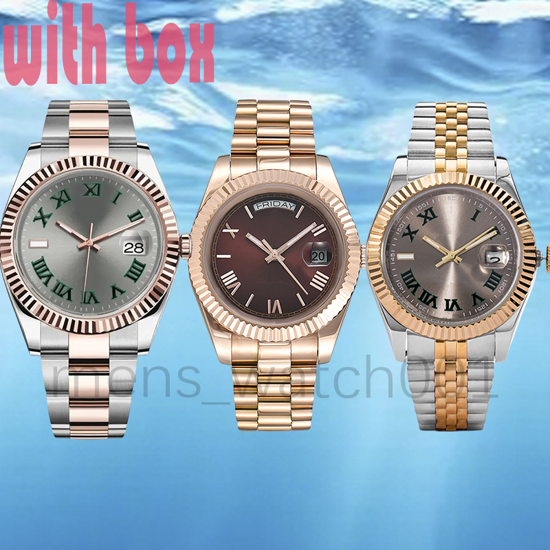 men's and women's 36-41mm watch automatic mechanical movement watches all stainless steel watch night light sapphire glass montre de luxe