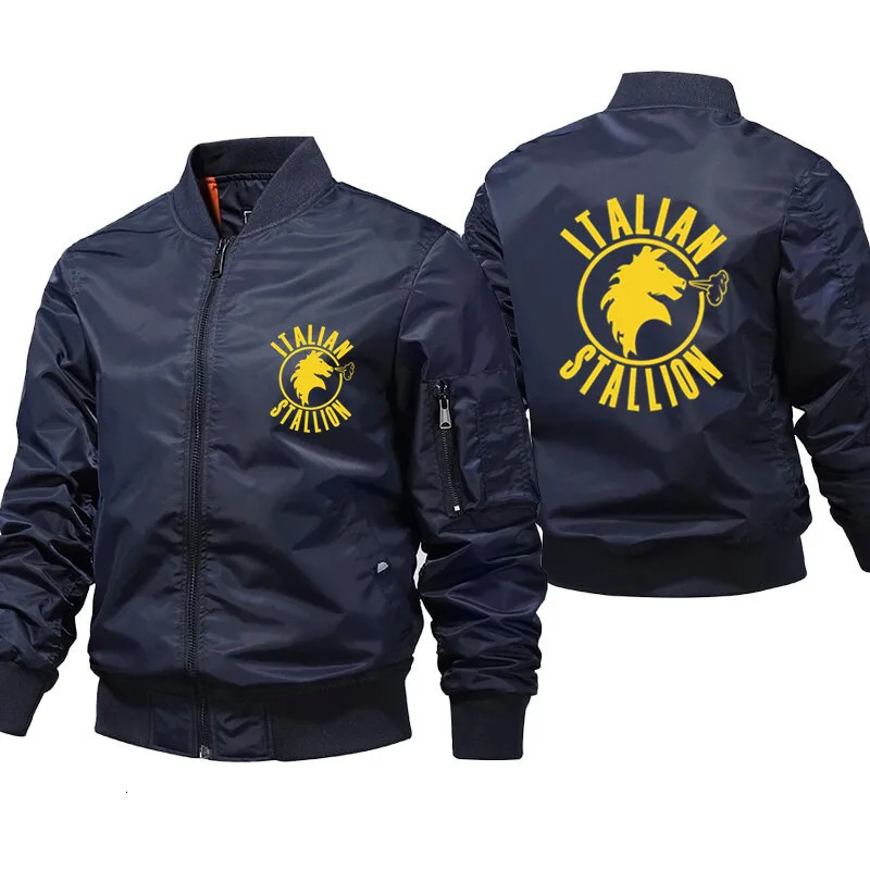Balboa Italian Stallion Jacket Mens Clothes Bomber Jackets Coat Windbreaker Plus Size Thick Parkas 251211 - view 3