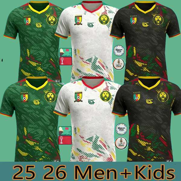 Cameroon national Soccer Jerseys retro 1990 94 98 2002 Vest football team ABOUBAKAR 2025 2026 MBEUMO N KOUDOU NTCHAM NGADEU Fans Player Version Football Shirts